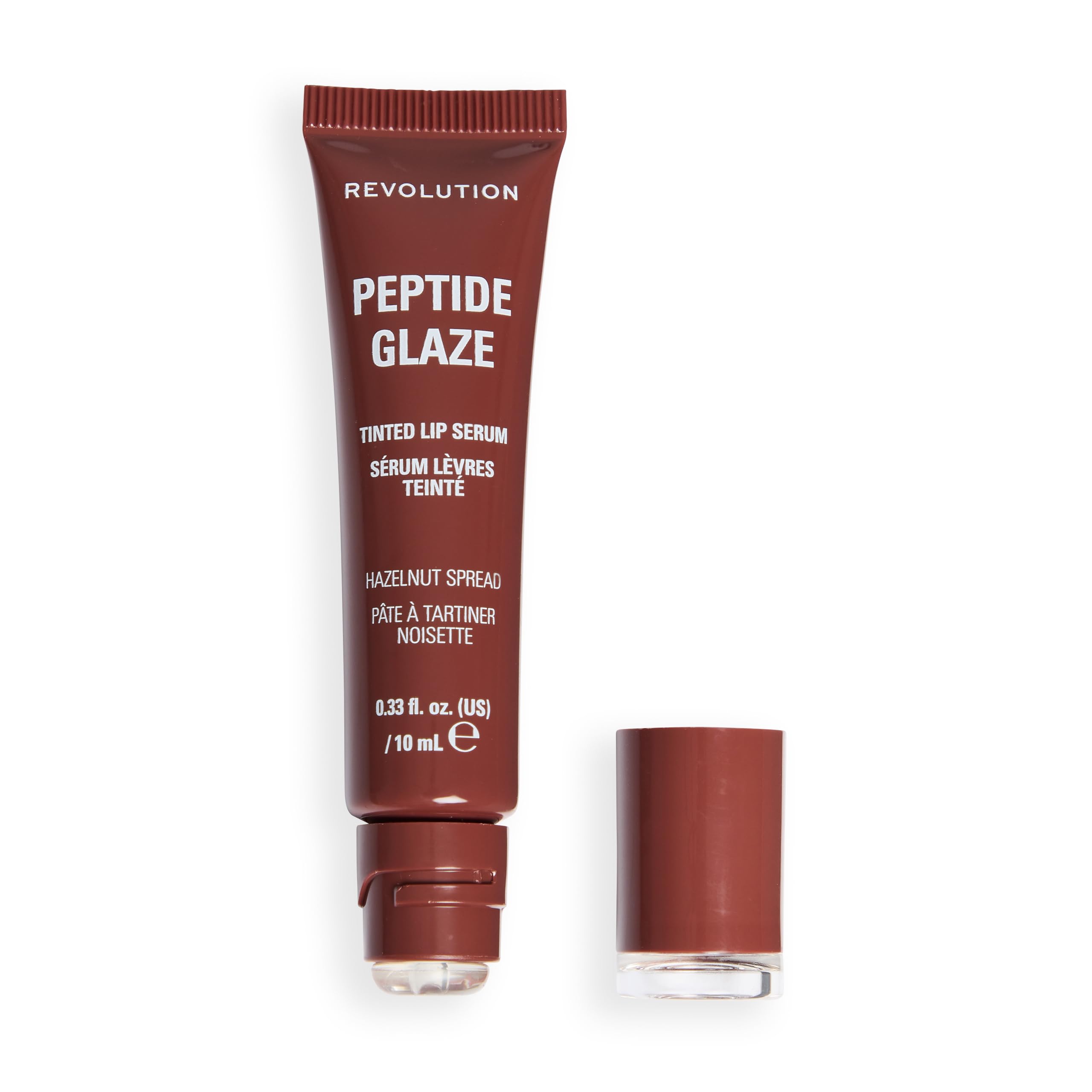 Revolution Peptide Glaze Tinted Lip Serum (Various Shades) - Hazelnut Spread