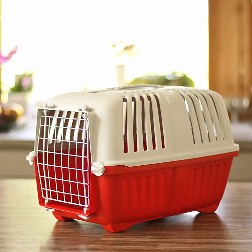MPS SNC Trasportino pratiko 3 Metal per Cani e Gatti da Viaggio Trasporto 58,5x35,5x40h