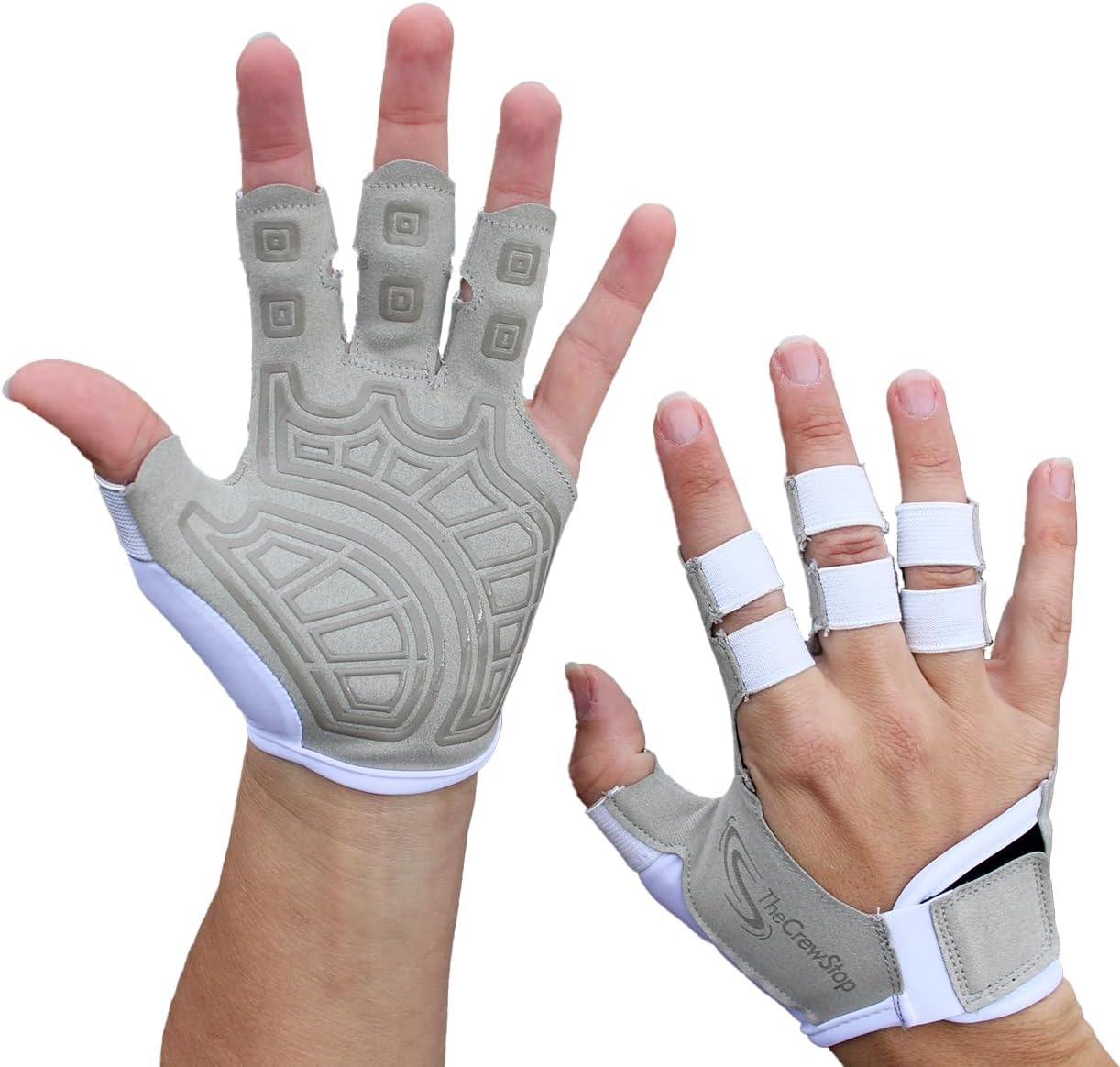 Scullers - Rowing Gloves for Sculling, Sweep Rowing, Indoor Rowing, Kayaking, Canoeing, SUP, Watersports - Lightweight, Breathable, Open Back, Snug Fit, Silicone Grip, Quick Drying