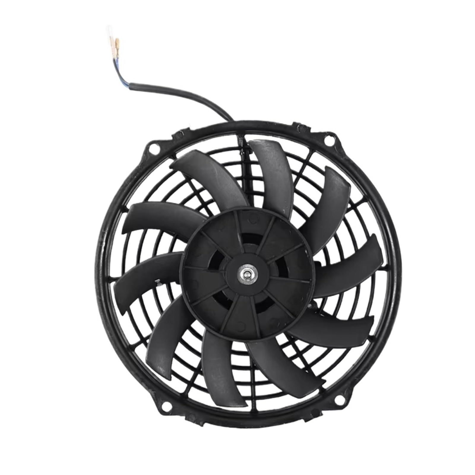 Ventilador Refrigeración Motor Universal 10 Pulgadas 12V 80W 2100RPM Kit De Montaje Fresco De La Hoja Del Ventilador De Refrigeración Del Aire Acondicionado Del Coche
