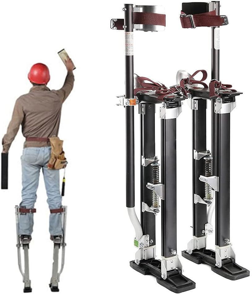 Stilts Decorators Stilts 46-102cm/18-40 Inch Work Stilts Painter'S Stilts For Drywaller Ceiling Installer Horse Stool Clown Performance Stage Props 46-76cm (102cm)
