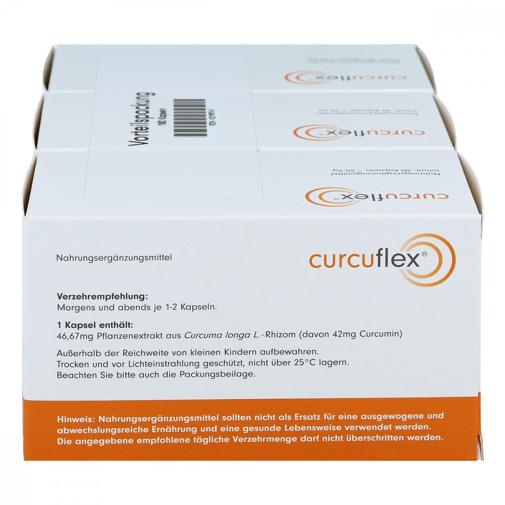 Curcuma-Extrakt Weichkapseln mit hochbioverfügbarem Mizellen-Curcumin, 180 Kapseln