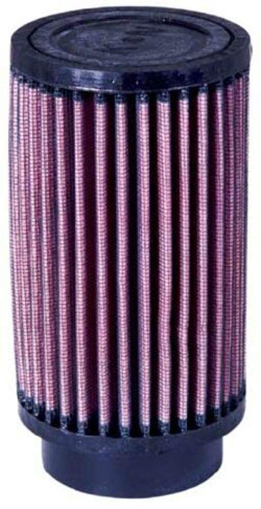 K&N High-Flow Original Lifetime Universal Clamp-On Air Filter: High Performance, Premium, Washable: Flange Diameter: 2.5 In, Filter Height: 6 In, Flange Length: 0.625 In, Shape: Round, RD-0720