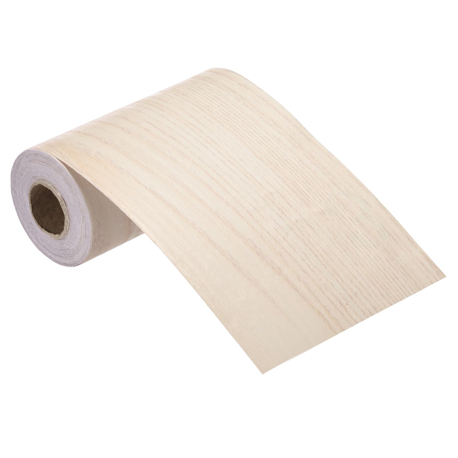 sourcing map Wood Grain Repair Tape, 5 Inch x 33 Feet Self Adhesive Wood Grain Tape Multi-Purpose Wallpaper Border Trim for Furniture Floors Windows Doors Tables Home DIY Projects, Maple
