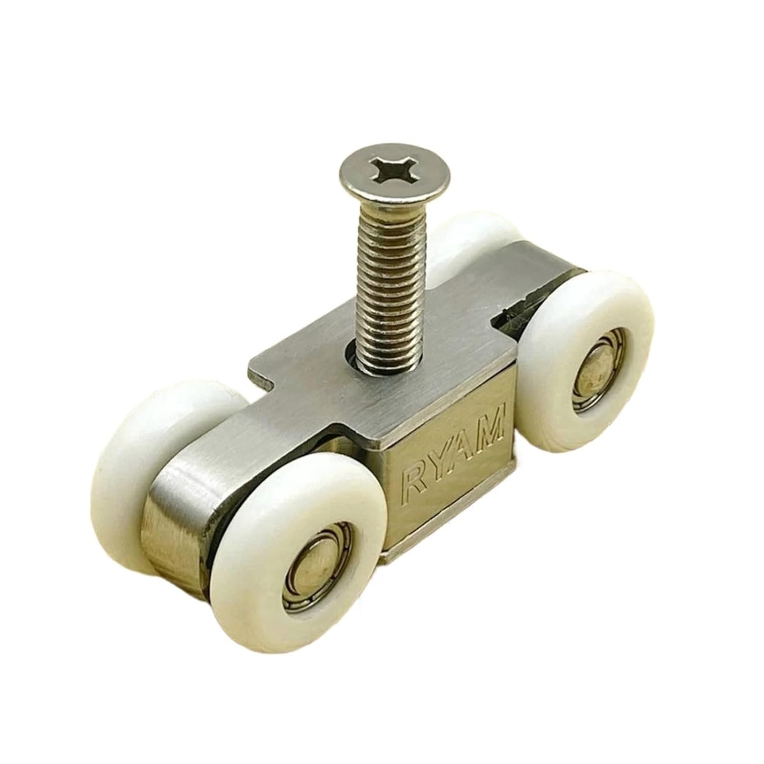 Stainless Steel Wooden DoorHanging UlleySliding DoorHanging Pulley/Sliding Door Hanging Pulley Hanging Track Pulleyh 4 Weels