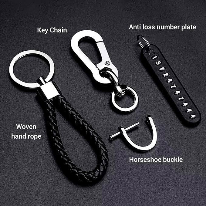 Image of Zentro Rechargeable LED Keychain Flashlight with Type-C Charging, Magnetic Base, Multi Color Light Modes, Compact Torch Light (Anti-Lost Metal Keychain)