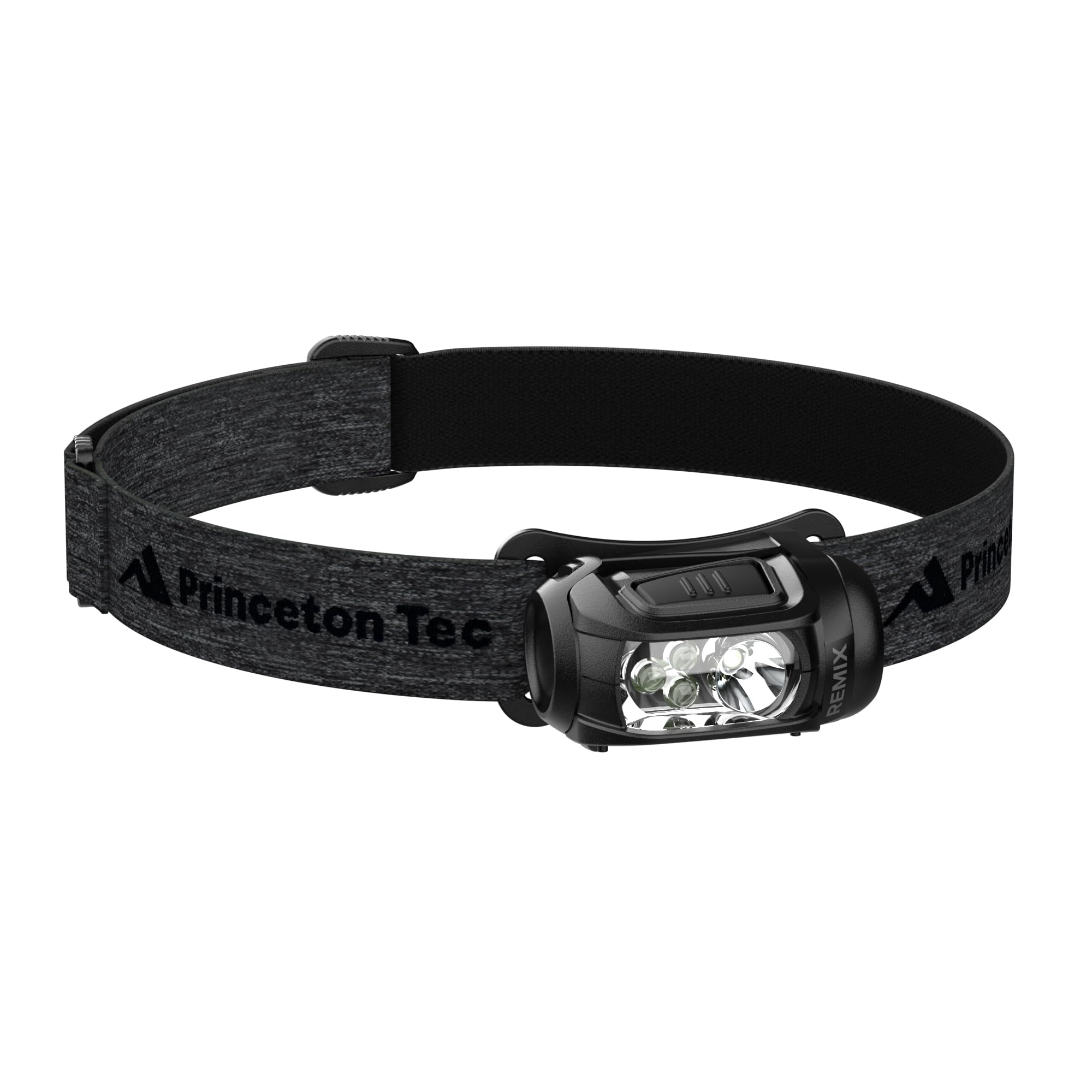 Princeton Tec Remix 450 Lumen Maxbright & Ultrabright White/Red LED Headlamp, IPX4 Water Resistance, Essential for Hiking, Camping, Hunting, Fishing, Running, & Safety Preparedness, Black