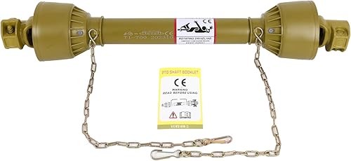 SCITOO Yellow Rear Agricultural Machinery Drive Shaft Propeller Shaft Compatible for Universal Replacement Product Size 700mm