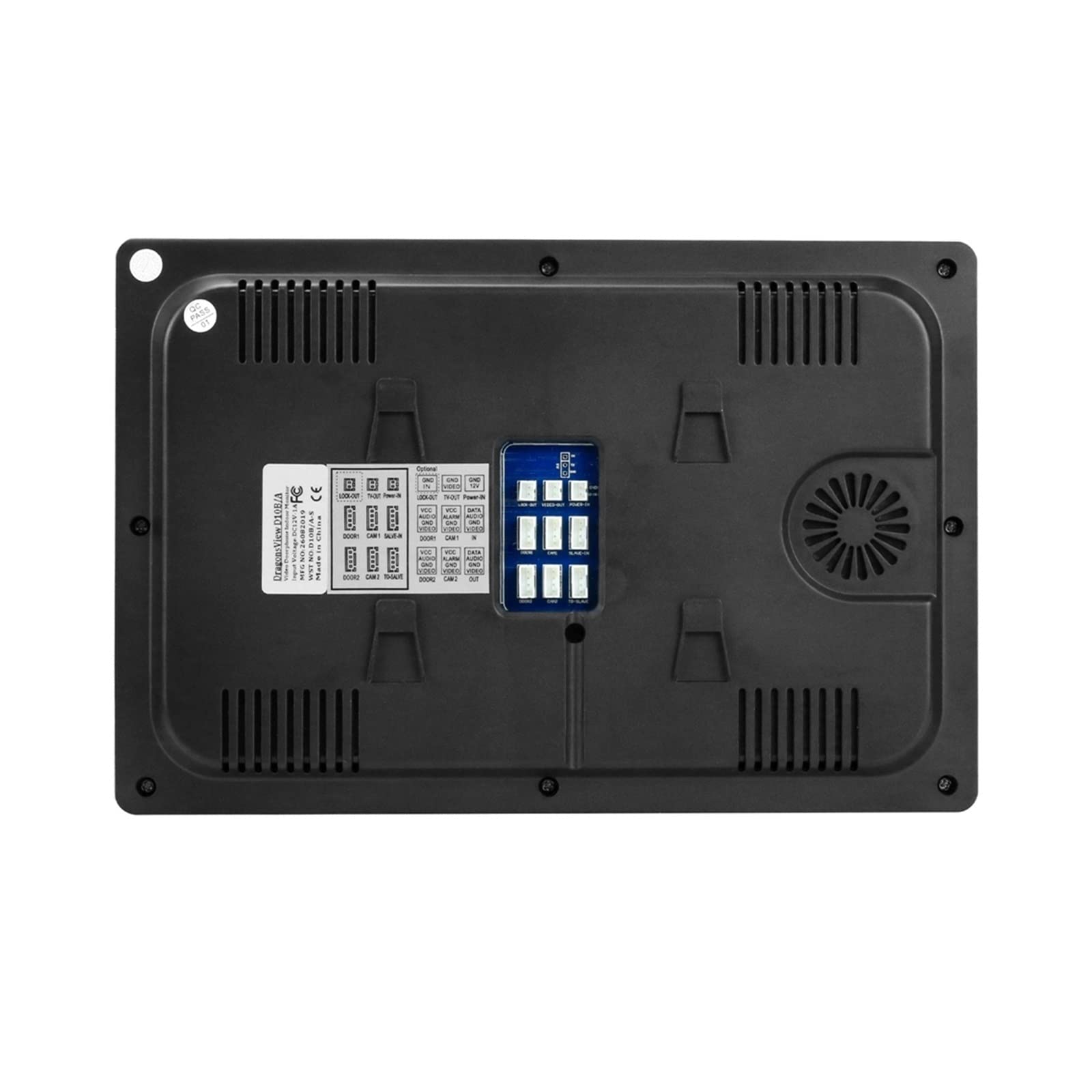 Telecamera campanello wireless, Monitor Video Citofono cablato Il Touch Screen Da 10 Pollici Supporta la registrazione di Rilevamento Del Movimento Collegamento Della Fotocamera Esterna Campanello A