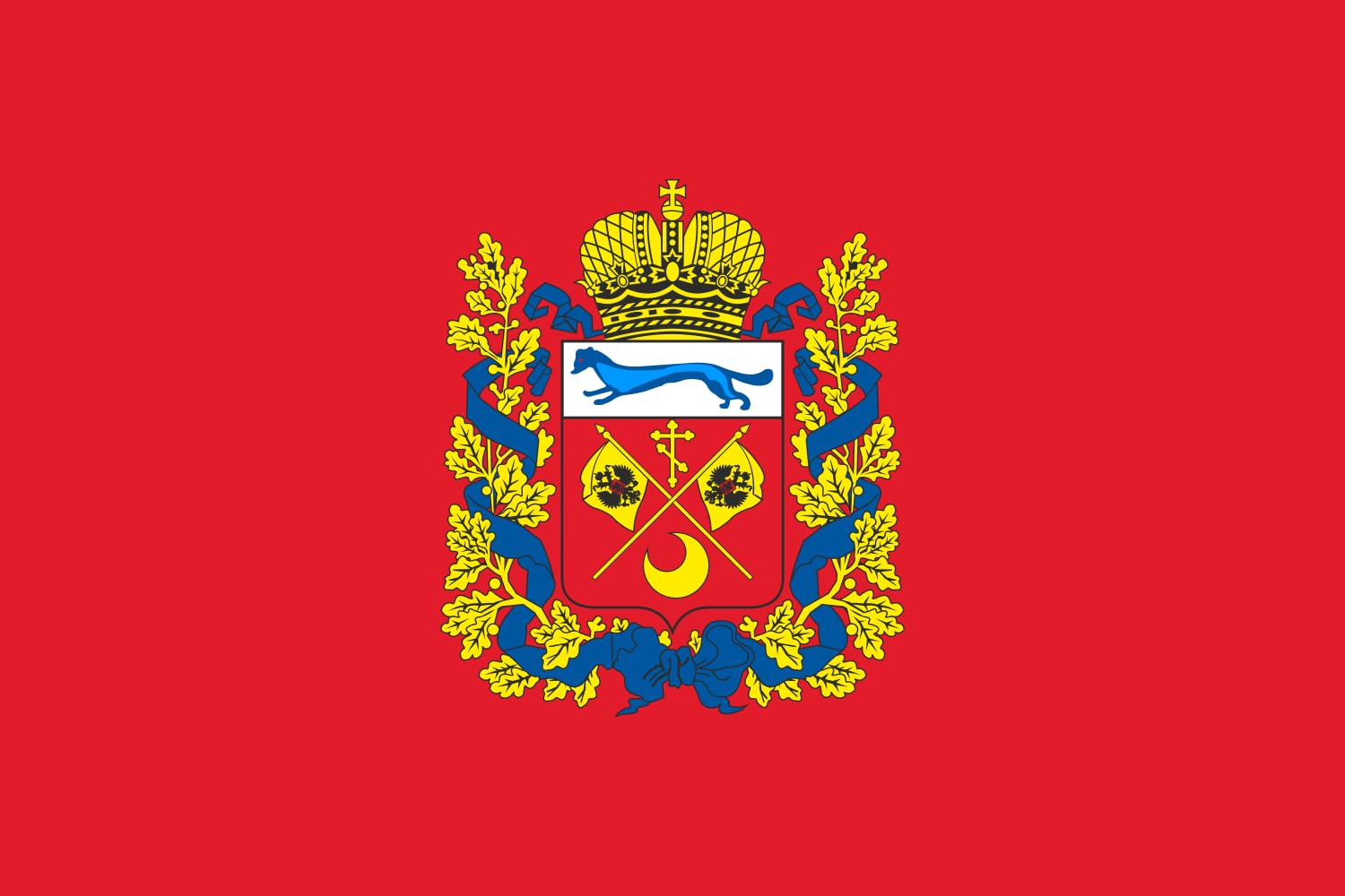 Drapeau Oblast d Orenbourg drapeau paysage résistant pour mât extérieur