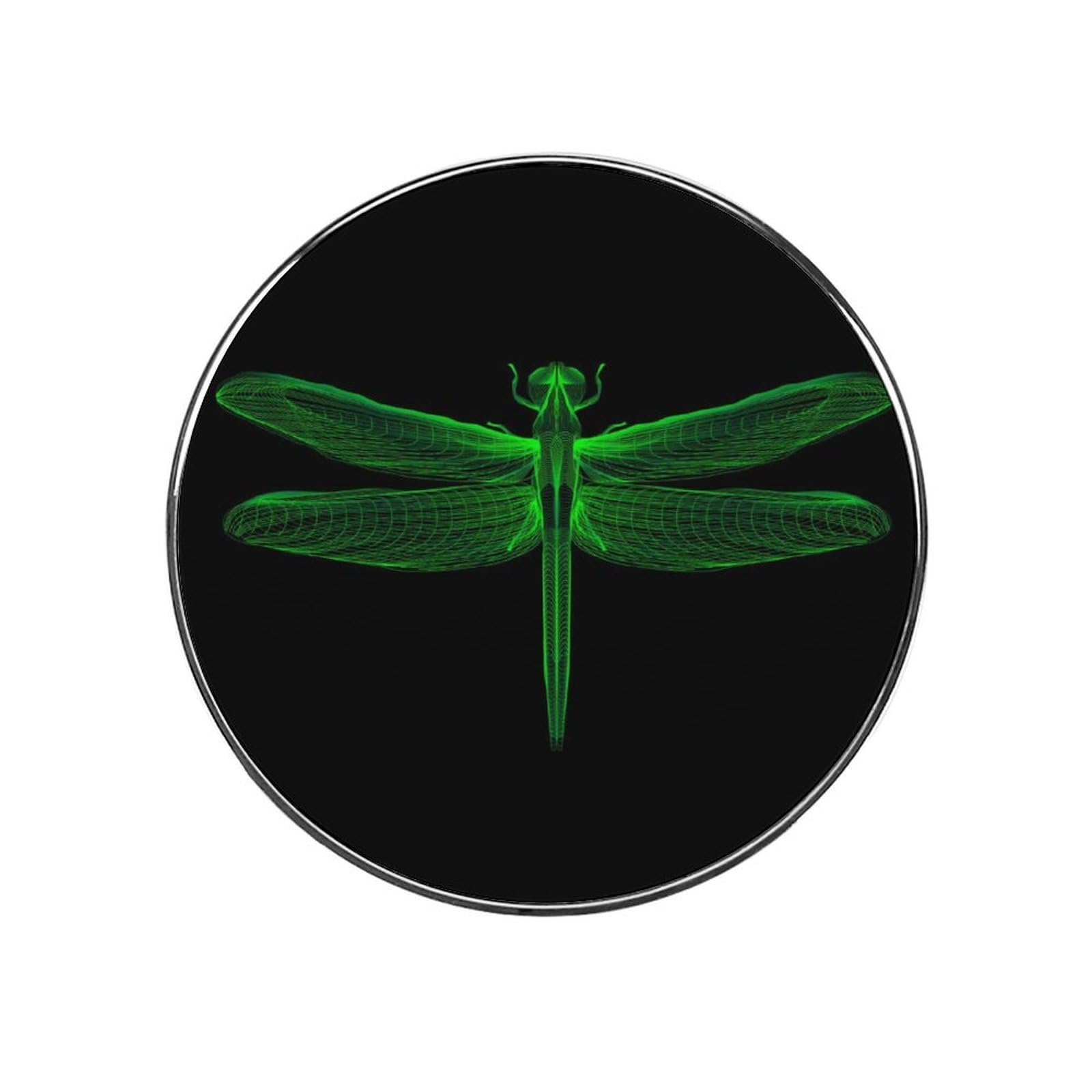 Green Dragonfly Alloy Fridge Magnet For Office Cabinet Refrigerator Whiteboard Photo