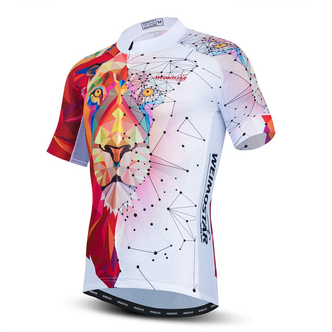 PSPORT Herren-Fahrradtrikot, kurzärmelig, atmungsaktiv, MTB-Shirt, Sommer, Mountainbike-Kleidung, schnelltrocknend