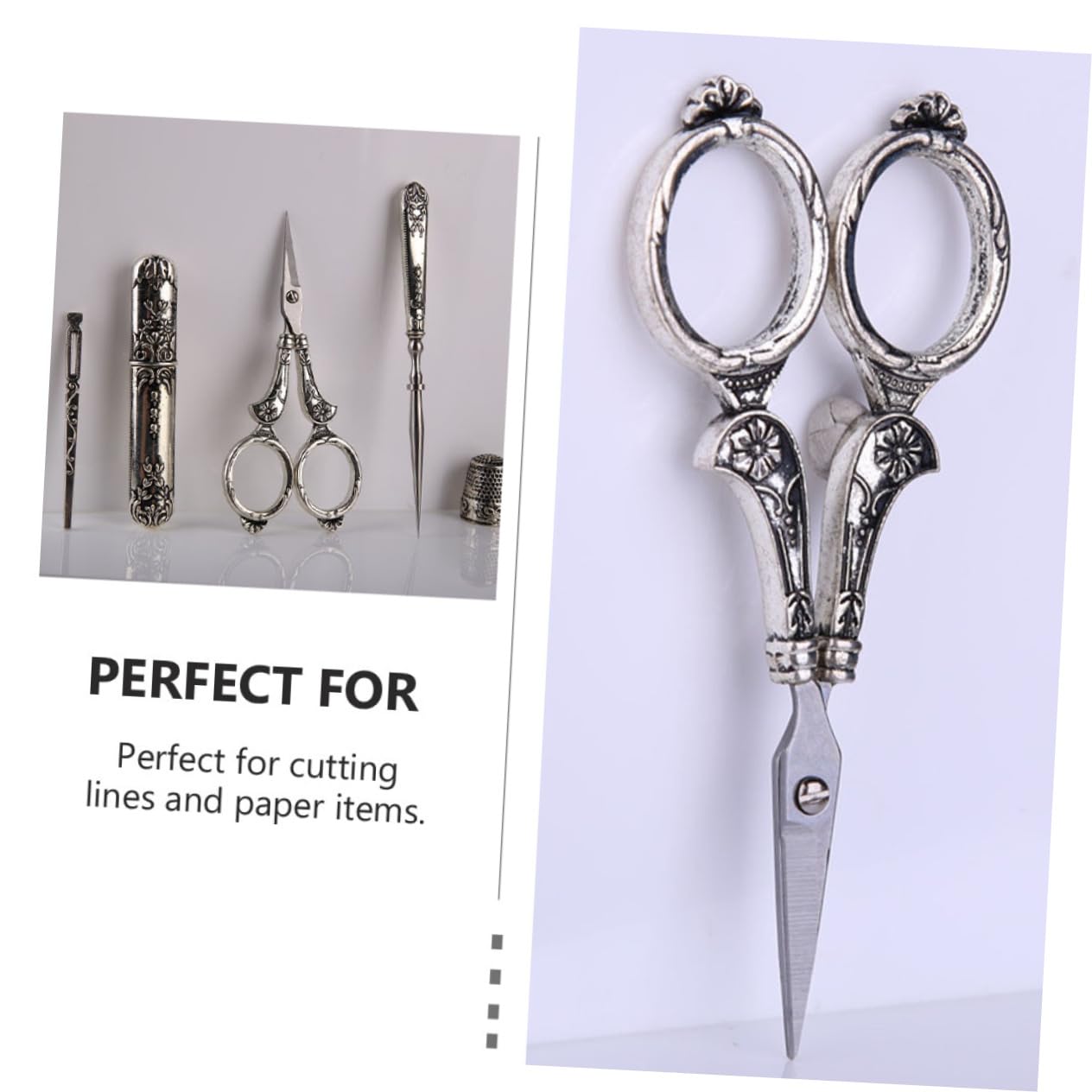 4pièces Ciseaux à Broderie Vintage Acier Inoxydable Pour Couture Et Artisanat Équipement Léger Et Ergonomique Pour Travaux Manuels Couture Point De Croix Et Plus