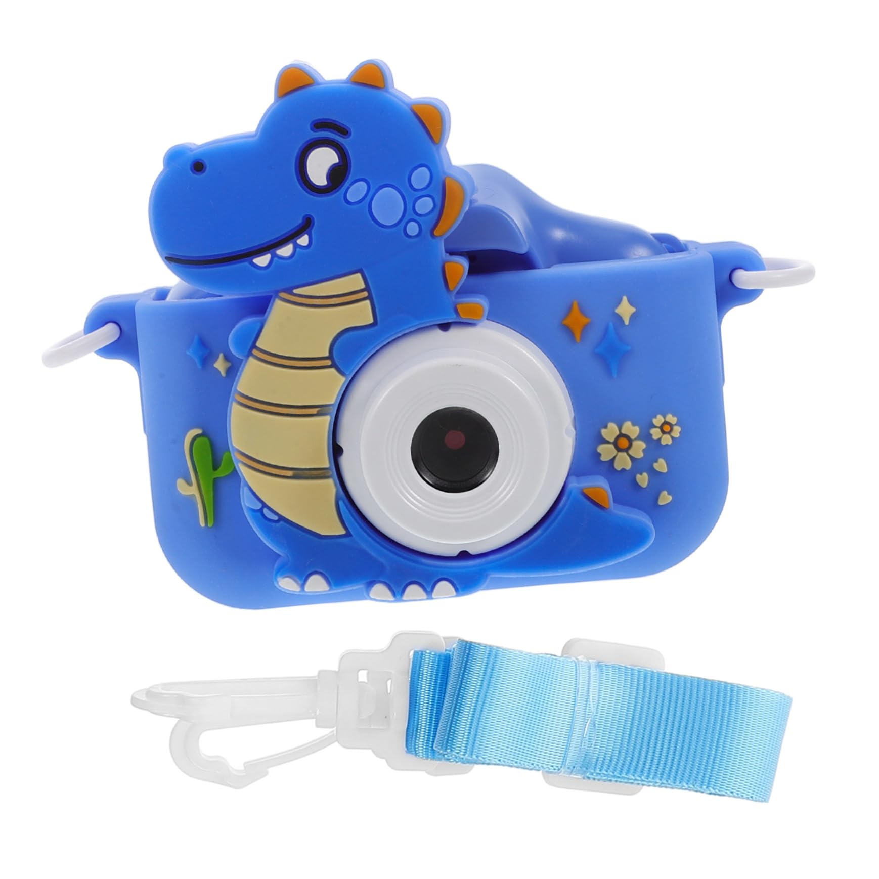 VERDANVERSE Cámara Infantil Digital Dinosaurio con Doble Lente Fotos y Vídeos HD Diseño Resistente y Fácil Manejo para Preescolares Juguete Educativo para y Fotográficas