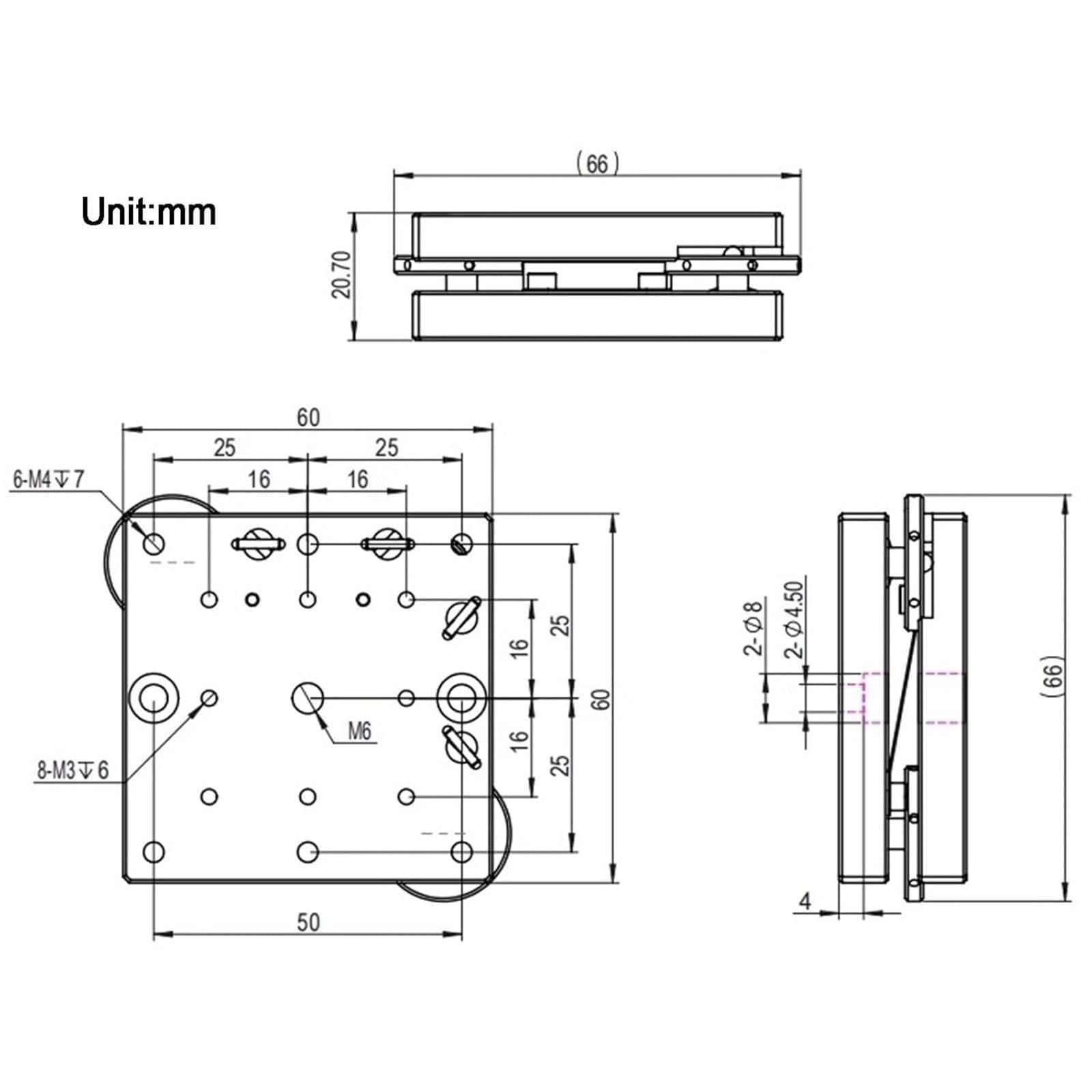 Manueller Neigetisch, Präzisions-XY-Neigeplattform, Goniometer-Tisch mit Mikrometerschraube (±2°), Positioniertisch aus Aluminiumlegierung, für optische Ausrichtung und Laborinstrumente
