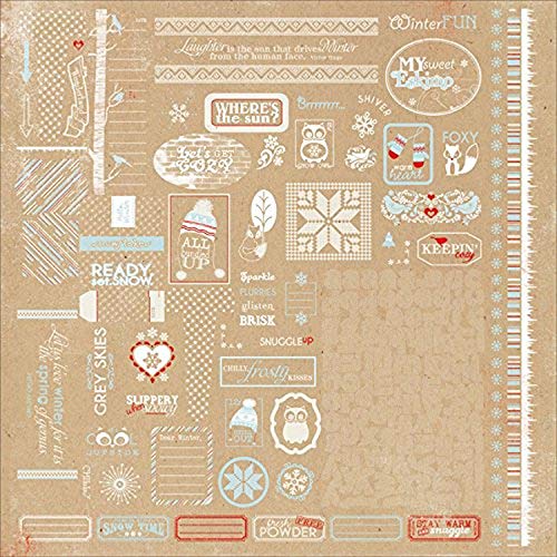 Papier Cosy Authentique stickers pour réussir vos collages scrap
