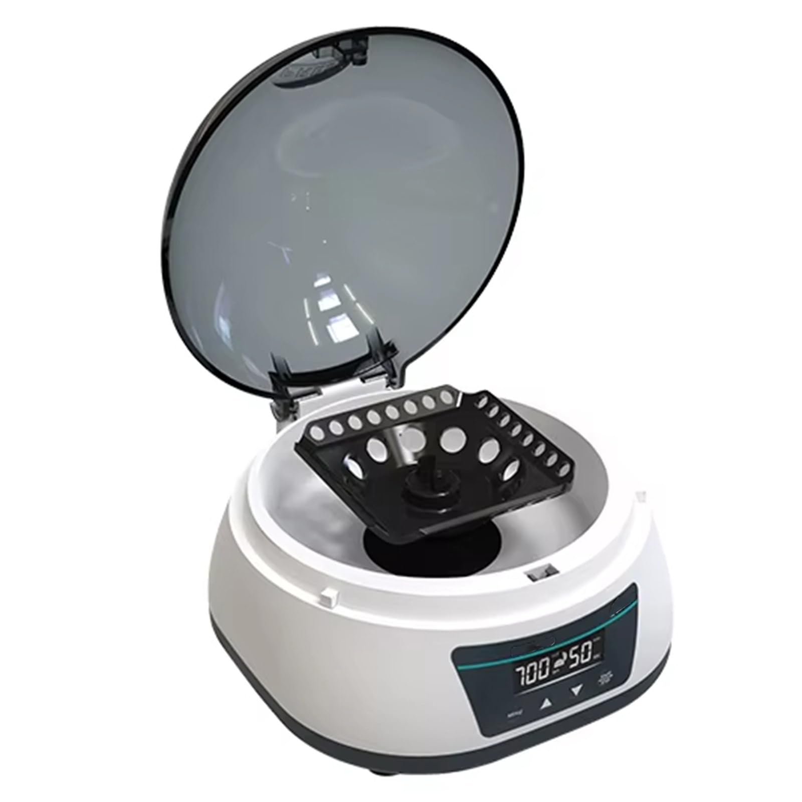 Mini centrifugeuse de laboratoire, vitesse réglable, 5000-7000 tr/min, microcentrifugeuse numérique LCD avec rotors pour 0,2/0,5/1,5/2 ml,7Pro