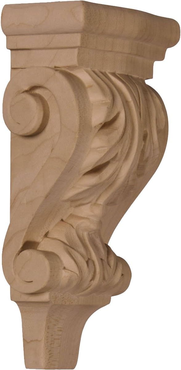 Ekena Millwork CORW03X02X06PARO-CASE-4 Corbel, Factory Primed