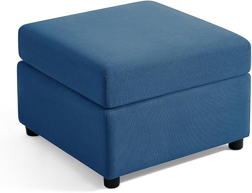 LINSY HOME Módulo otomano para sofá modular modular con almacenamiento, fundas de cojín extraíbles y lavables a máquina, sofá modular convertible