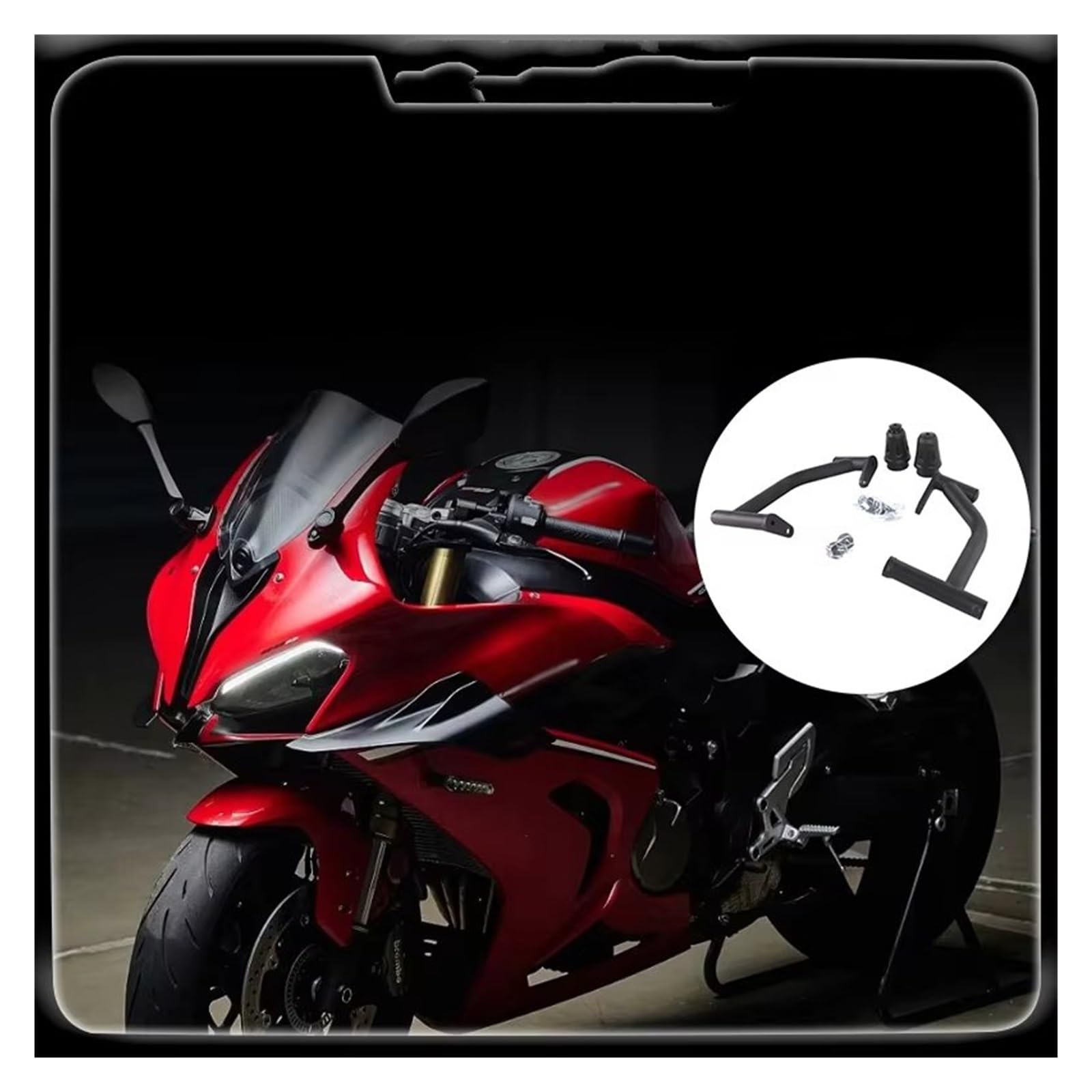 Paramotore Tubolare Per QJMOTOR Per Race800 Paraurti Per Protezione Motore Moto Autostrada Autostrada Paraurti Protezione Accessori Motorcycle motore Paraurti