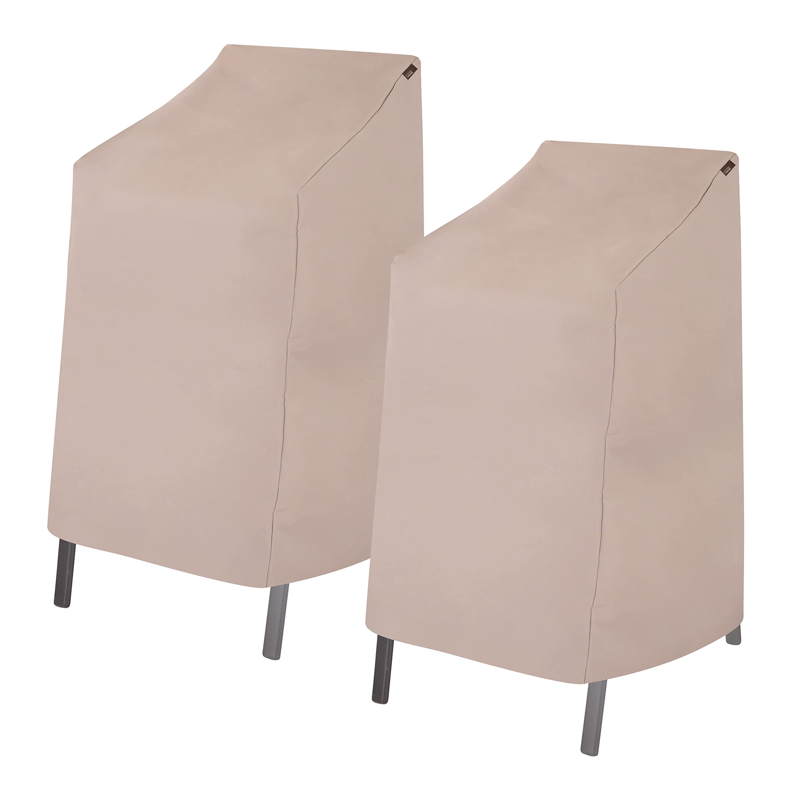 Modern Leisure Chalet Stackable/High Back Bar Chair Cover, 2-Pack, 27