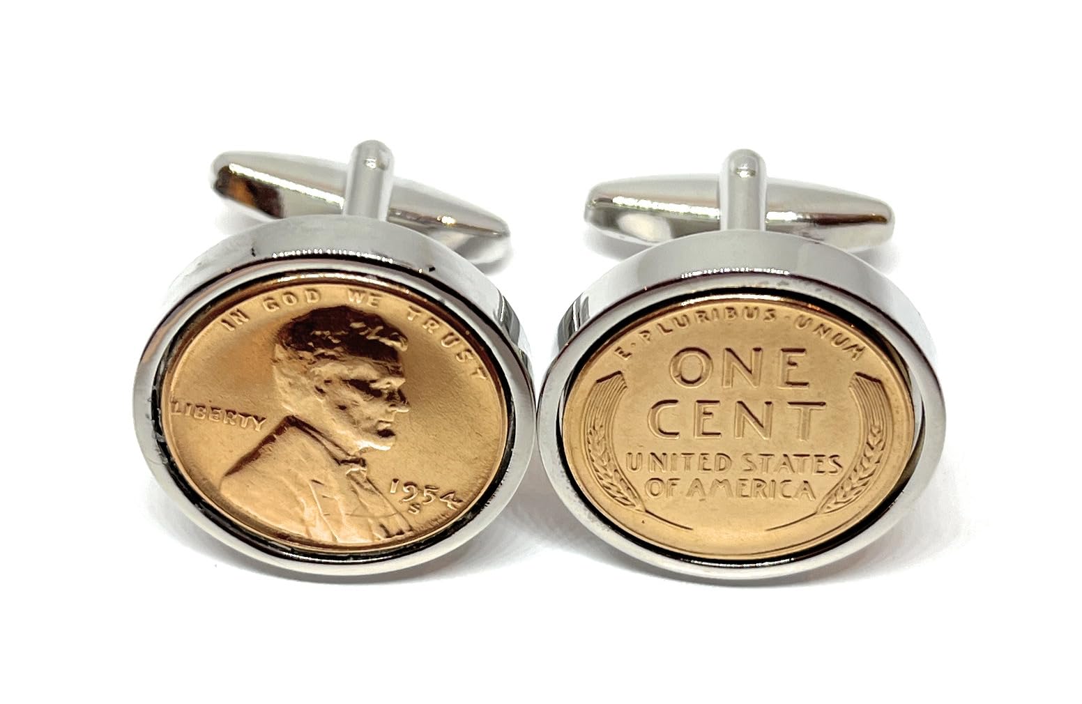 Gemelos de 1954 de plata con historia para regalar a un padre 3