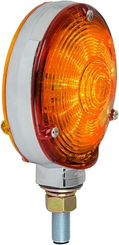 Miniatura 3 de GG Grand General 77610 4 pulgadas de doble cara estrella 48 LED sellada luz de pedestal con lente ámbar