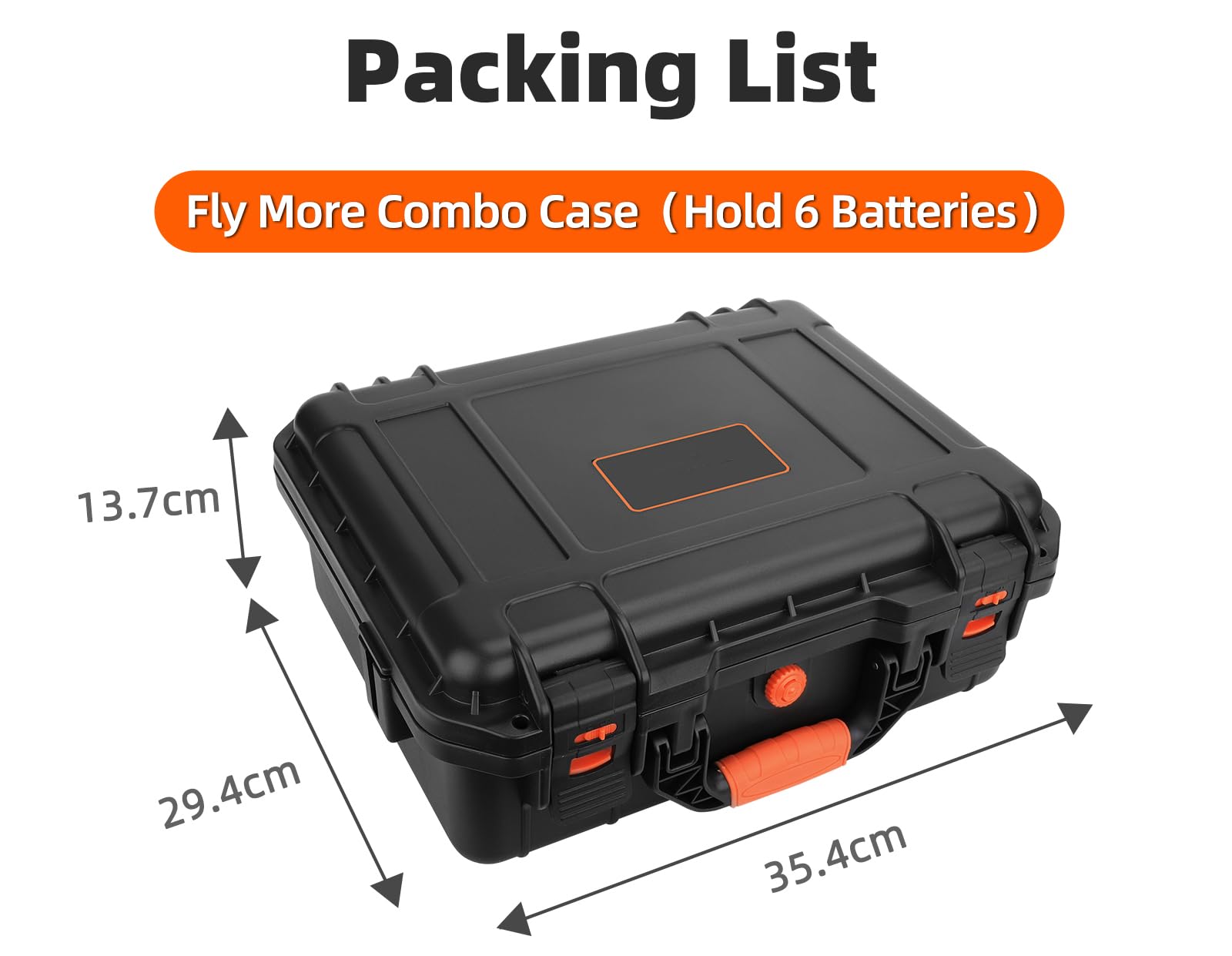 Custodia rigida impermeabile per DJI Neo 2 Motion Fly More Combo/Fly More Combo Borsa di Immagazzinaggio Anti-Caduta Assorbimento degli Urti Scatola di Protezione, Borsa Fly More Combo