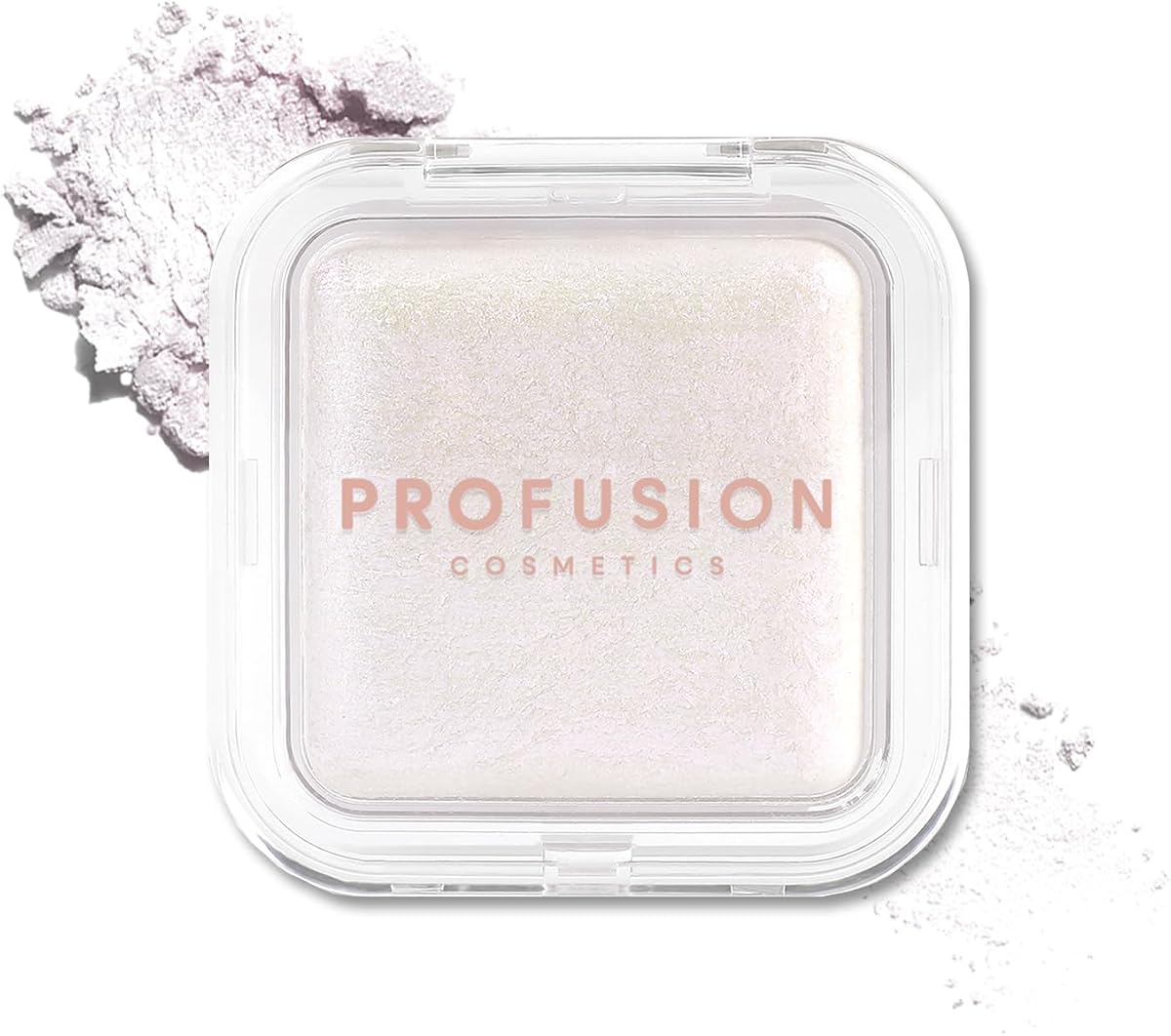 Profusion Cosmetics Holo Beam Holographic Face Highlighter, Pink Shimmer Glow, Smooth Baked Pressed Powder, Face Illuminator for Buildable Radiant Finish, Aura