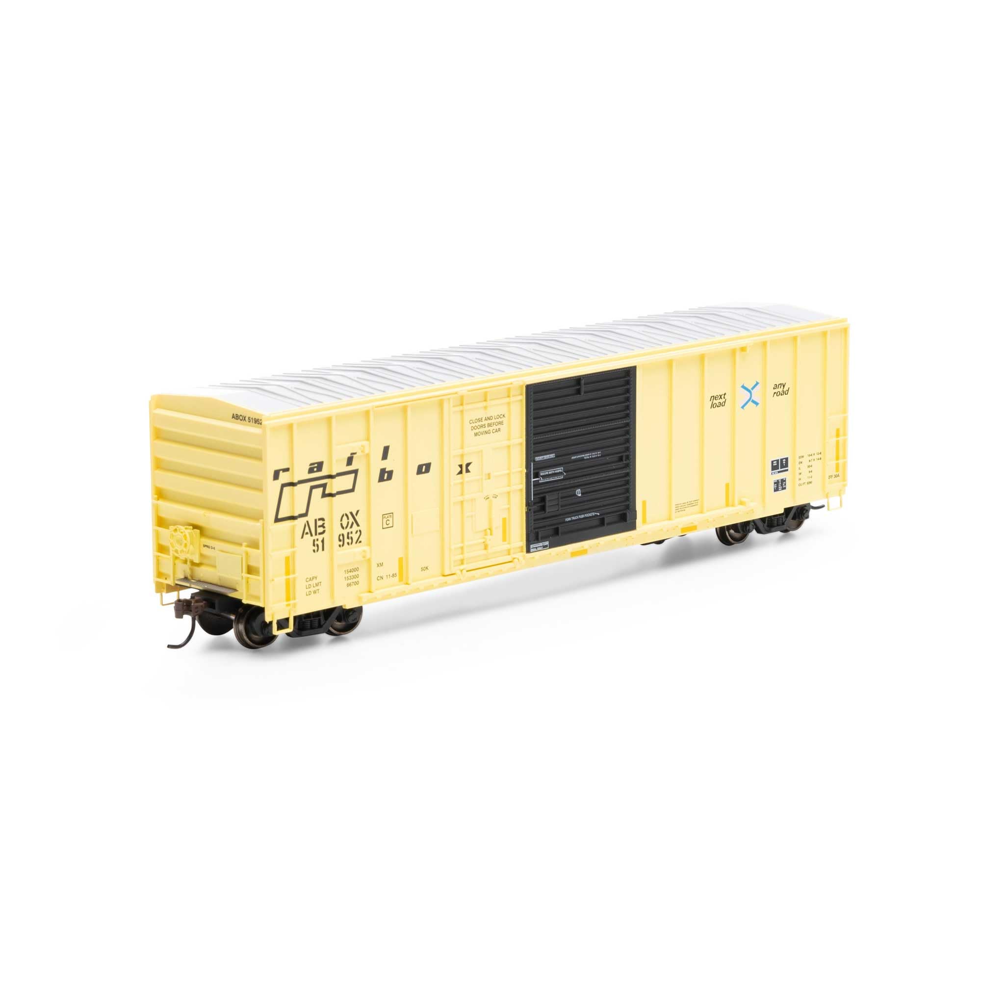 Athearn HO RTR 50' FMC Combo Door Box ABOX #51952 ATH26735 HO Rolling Stock