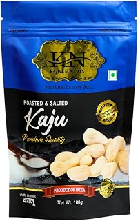 Kajwam Cashews Roasted & Salted |W320 Kaju 100 g Pack | Healthy Crunchy Snack Price In India