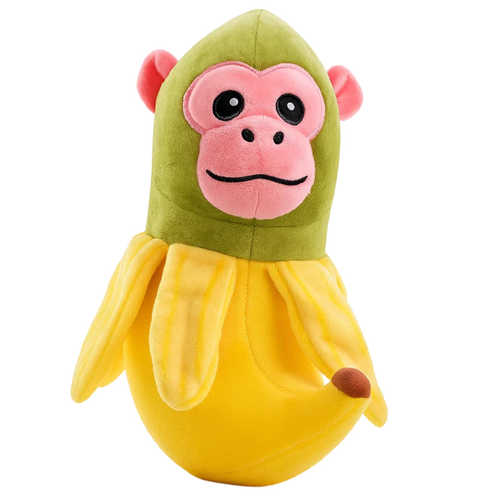 YTPAFK Italian Brainrot Plush, Soft Banana Monkey Plushie, Unique Italian Brainrot Teddy