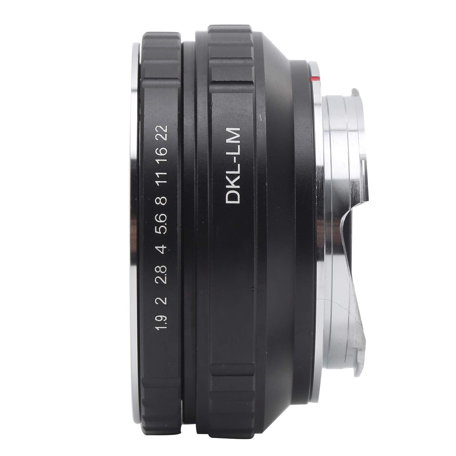 Tbest DKL zu LM Objektivadapterring Hochwertiger Legierungsschwerer -Fokus -Mount -Konverter für Voigtlander Schneider Objektiv an Kamera Körper M9 MP M3 M5 M7 M8 M2 M4 M6