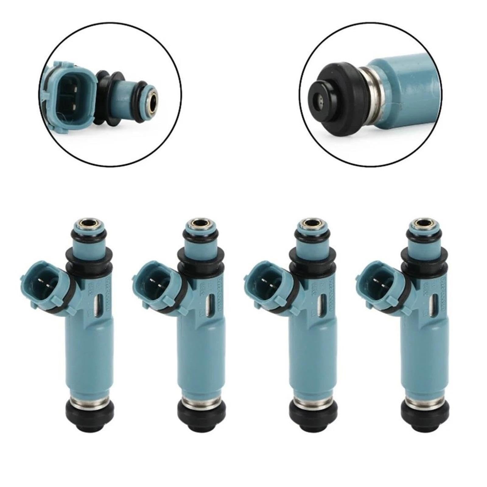 4 Inyectores De Combustible 195500-4460, Compatible Con Mazda FC3S Turbo