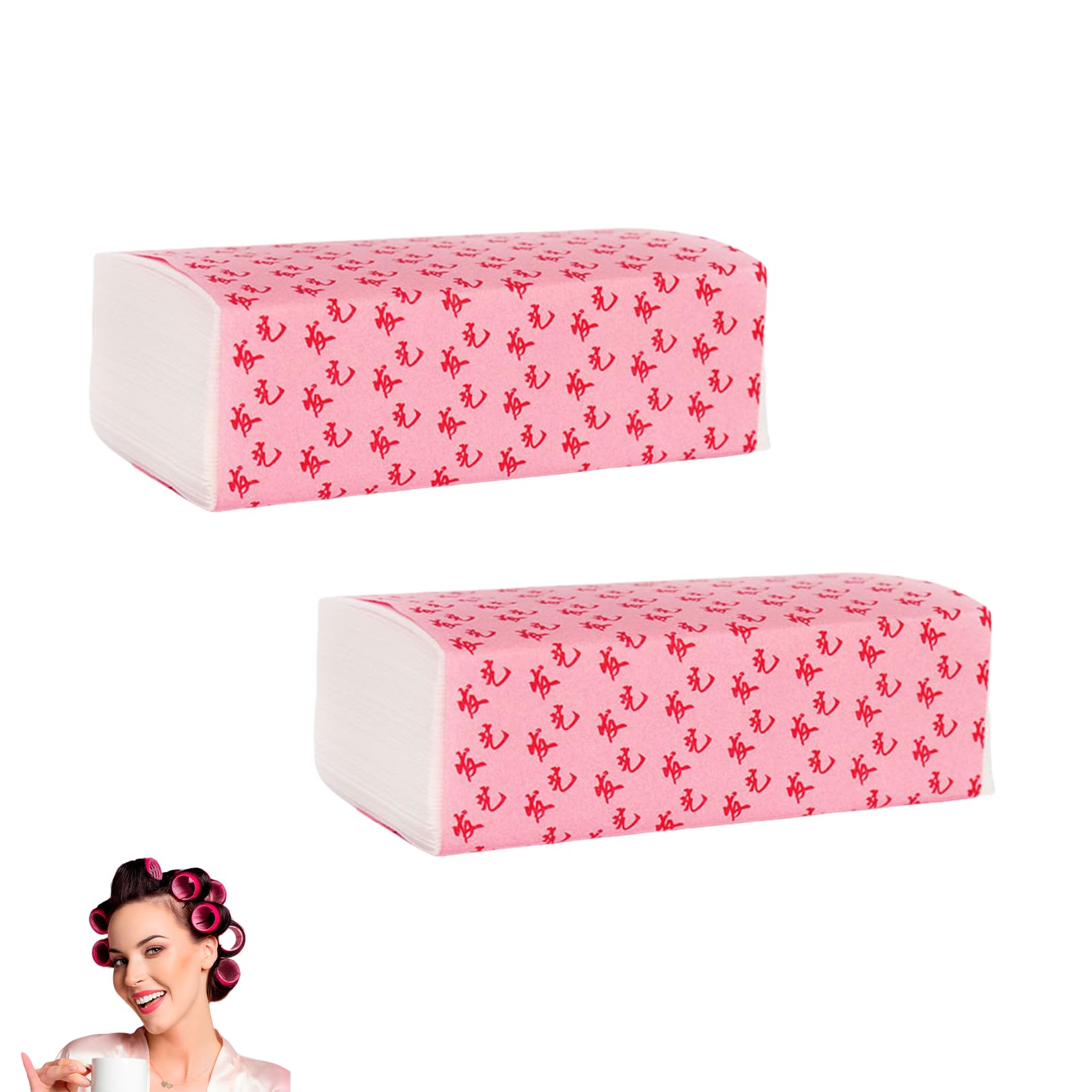 200 Piezas de Papel Permanente,Papeles Perm del Cabello,Papel de Punta Permanente para Fluido Permanentes,Completo Papeles Perm Ultrafino para el Frío y el Calor para Peluquería Como Uso Individual