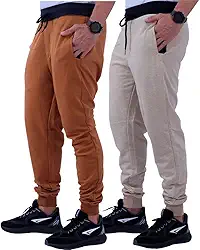 Kit 2 Calças Masculina Moletom MXD Conceito Slim Jogger Casual Cores Tradicionais Academia Lazer Treino Passeio