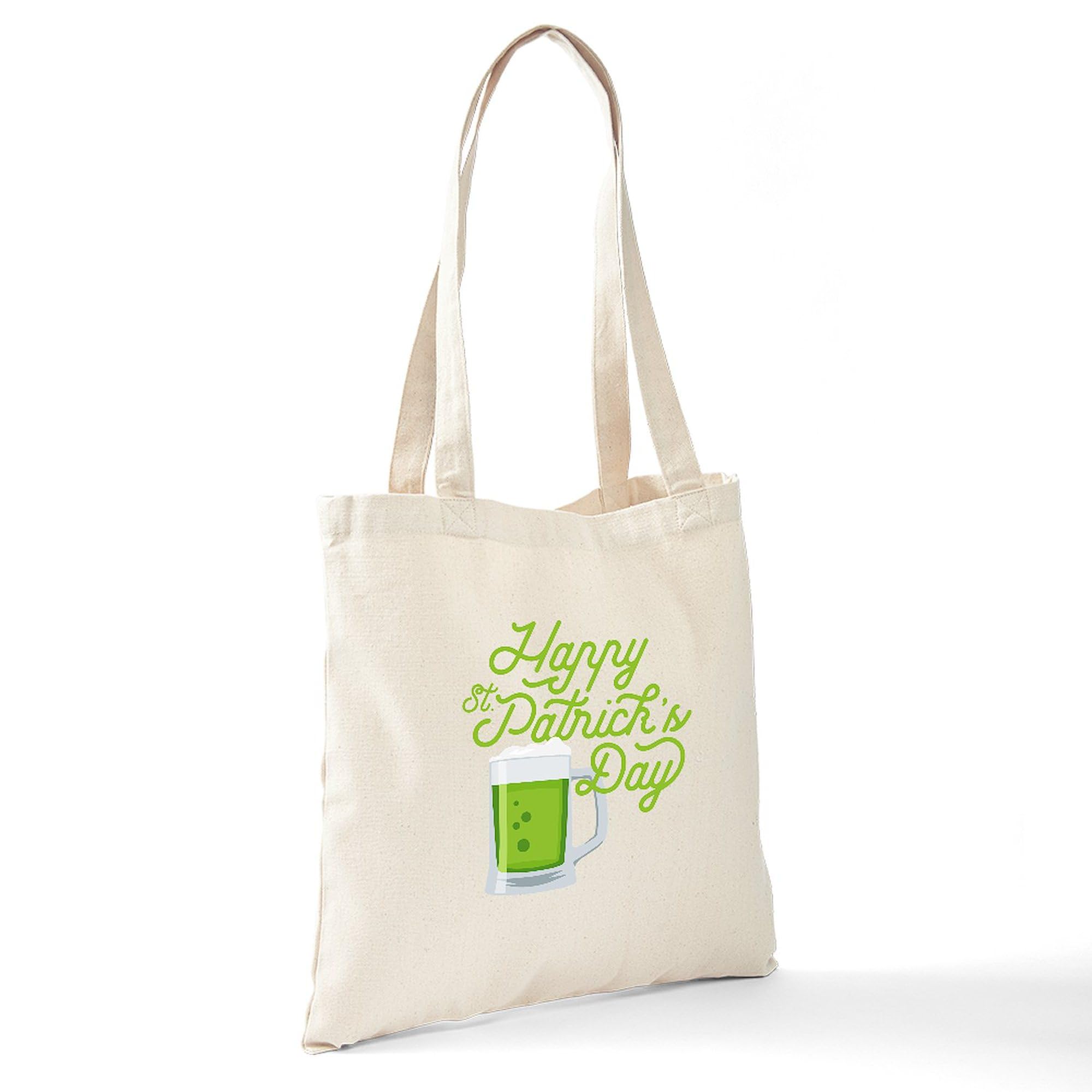 Amazon.com - CafePress Happy St Patrick's Day Tote Bag Reusable