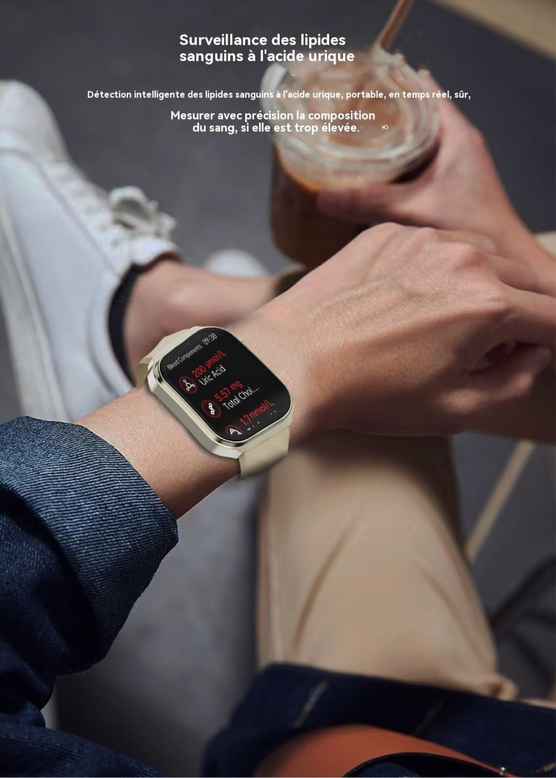 Męski smartwatch z zakrzywionym wyświetlaczem 3D 2,2 cala, połączenia Bluetooth, tętno, ciśnienie krwi, tlen krwi, sen, wodoodporny zegarek sportowy IP68