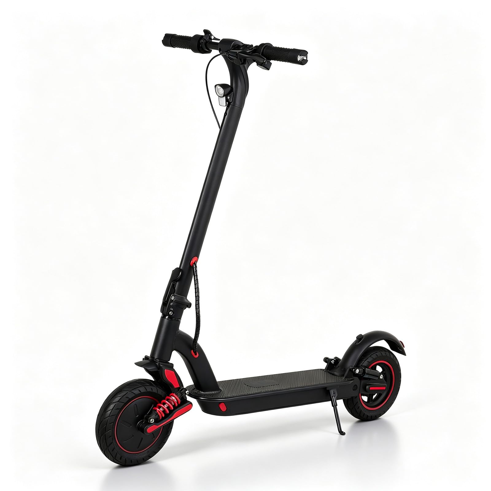 Trottinette Électrique pour Adultes, Moteur 350W, Autonomie 25–30 km, Batterie 36V 10,4Ah, Double Frein et Double Amortissement, Écran LED avec APP, Trottinette Pliable