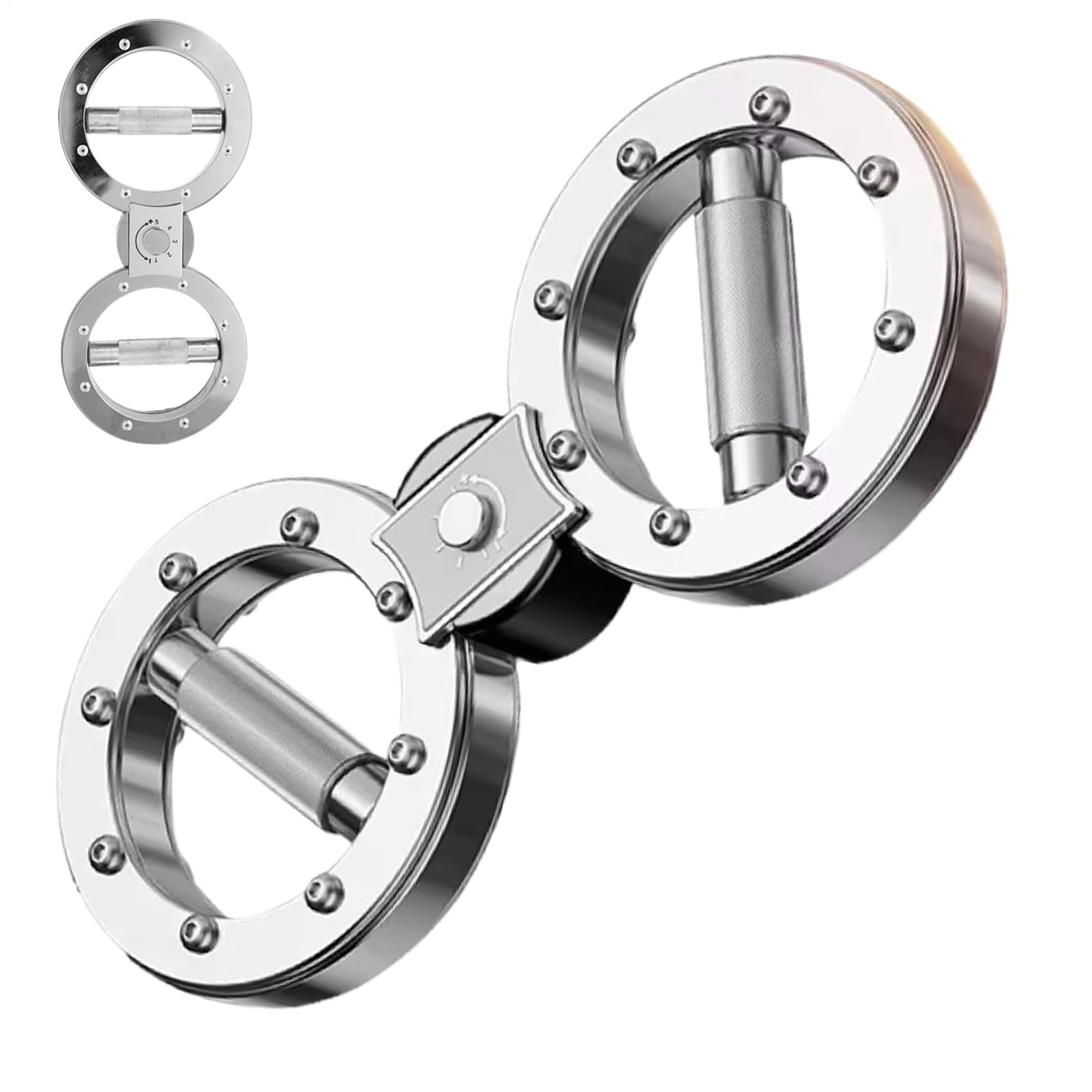 Máquina quemadora giratoria Fortalecedor Muscular con Agarre Giratorio 360 | Entrenador de fuerza de agarre 5,4 kg Ejercitador De Brazos Para Casa