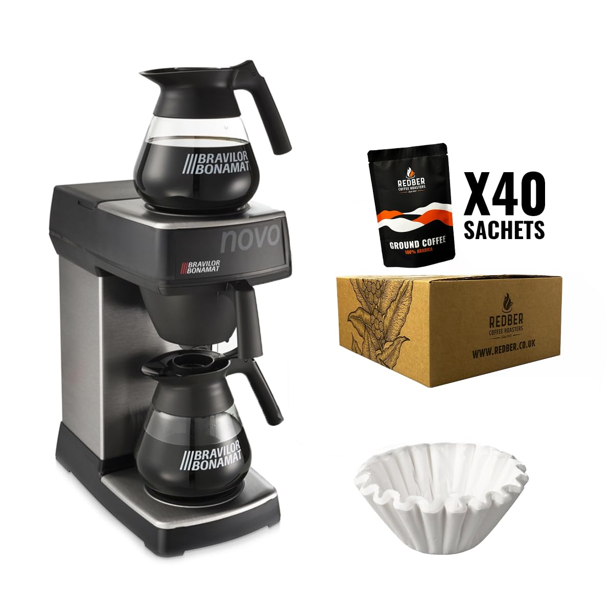 Bravilor Novo 2 Filter Coffee Machine Starter Kit