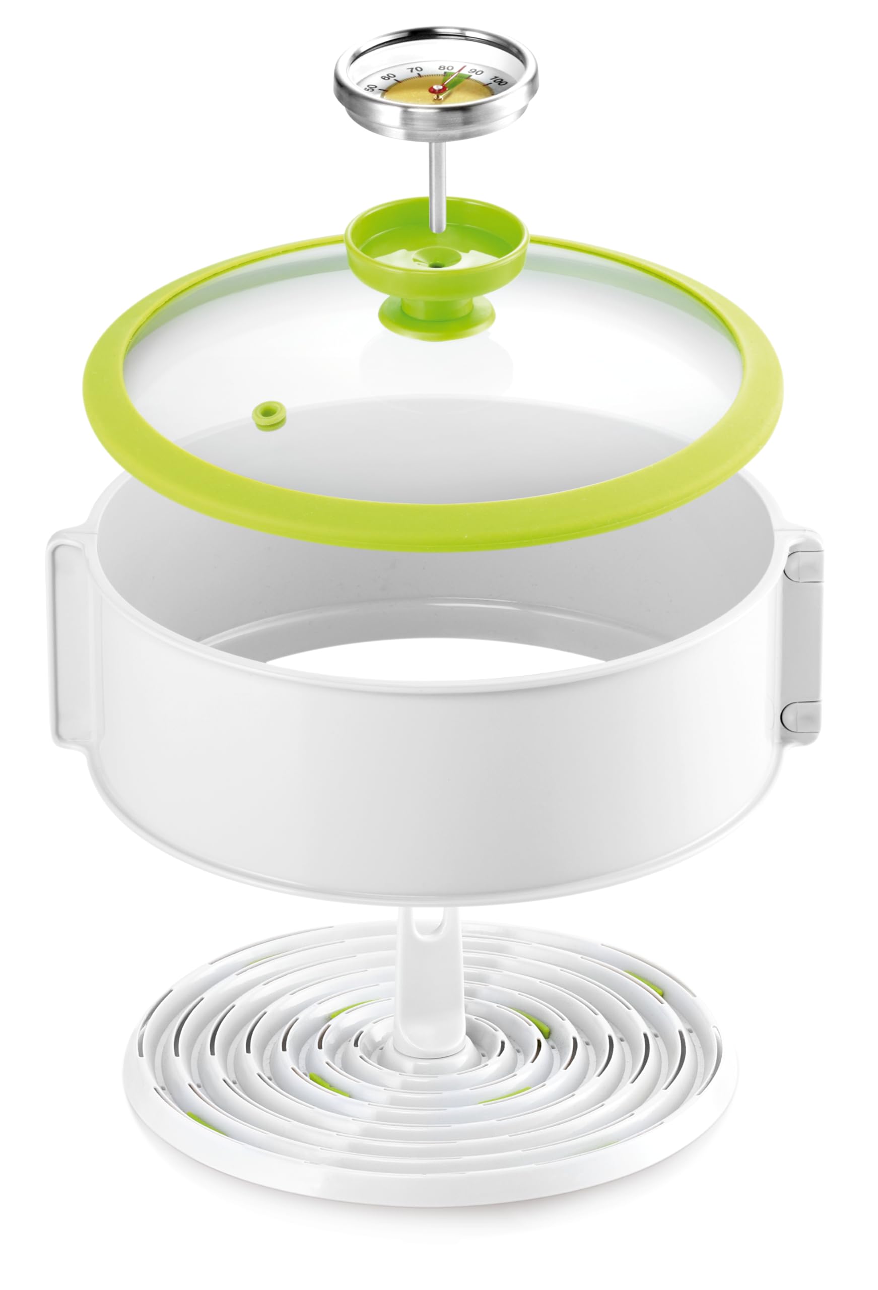 Tescoma 895260 Set di conserve Della Casa con termometro, plastica, bianco, 25,5 x 12 x 24 cm