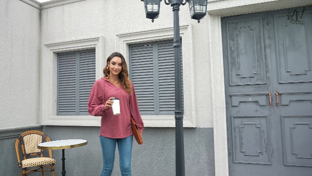 Felpa Con Cappuccio WNEEDU Donna - Oversize, Morbida, Con Coulisse - Foto 8