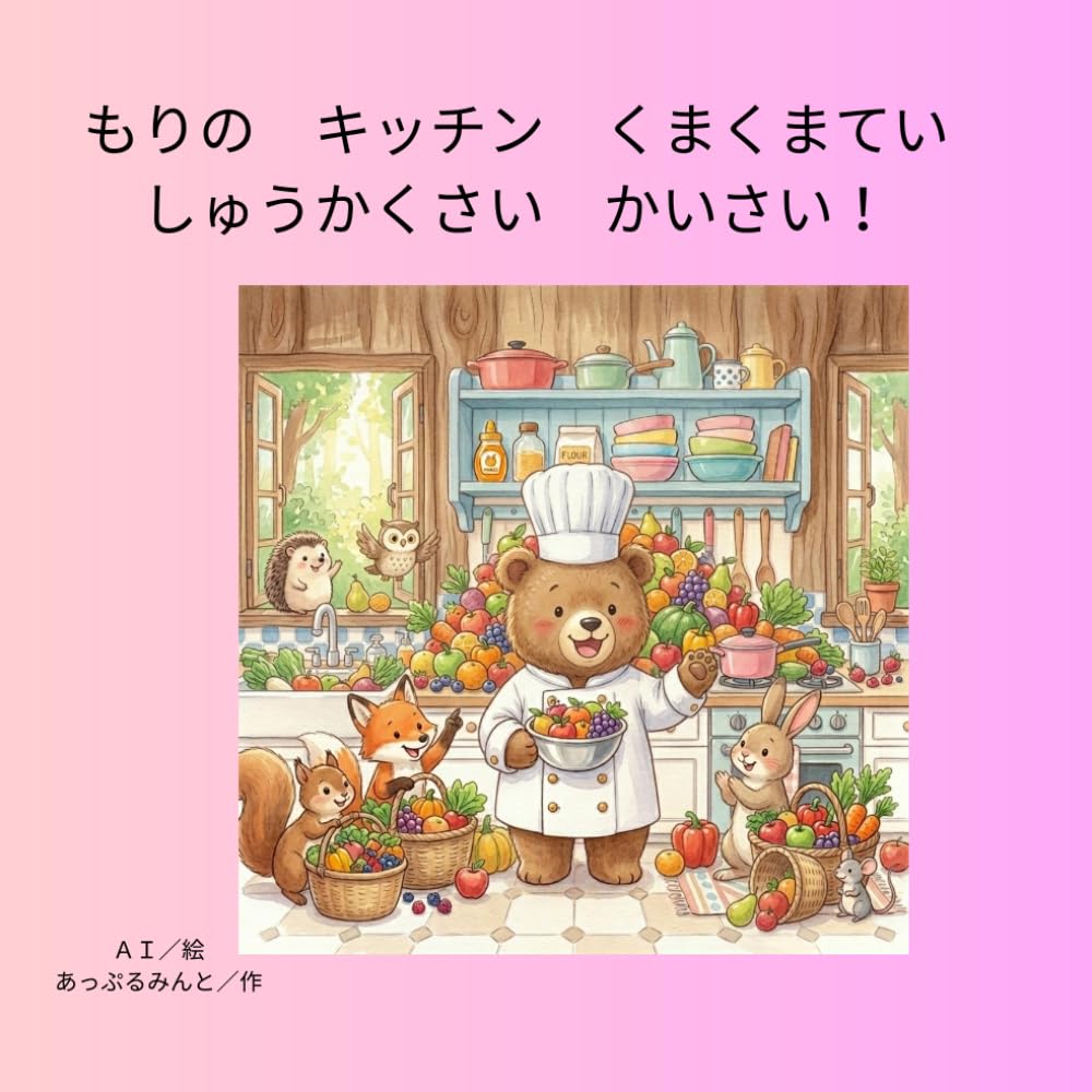 もりの　キッチン　くまくまてい　しゅうかくさい　かいさい！