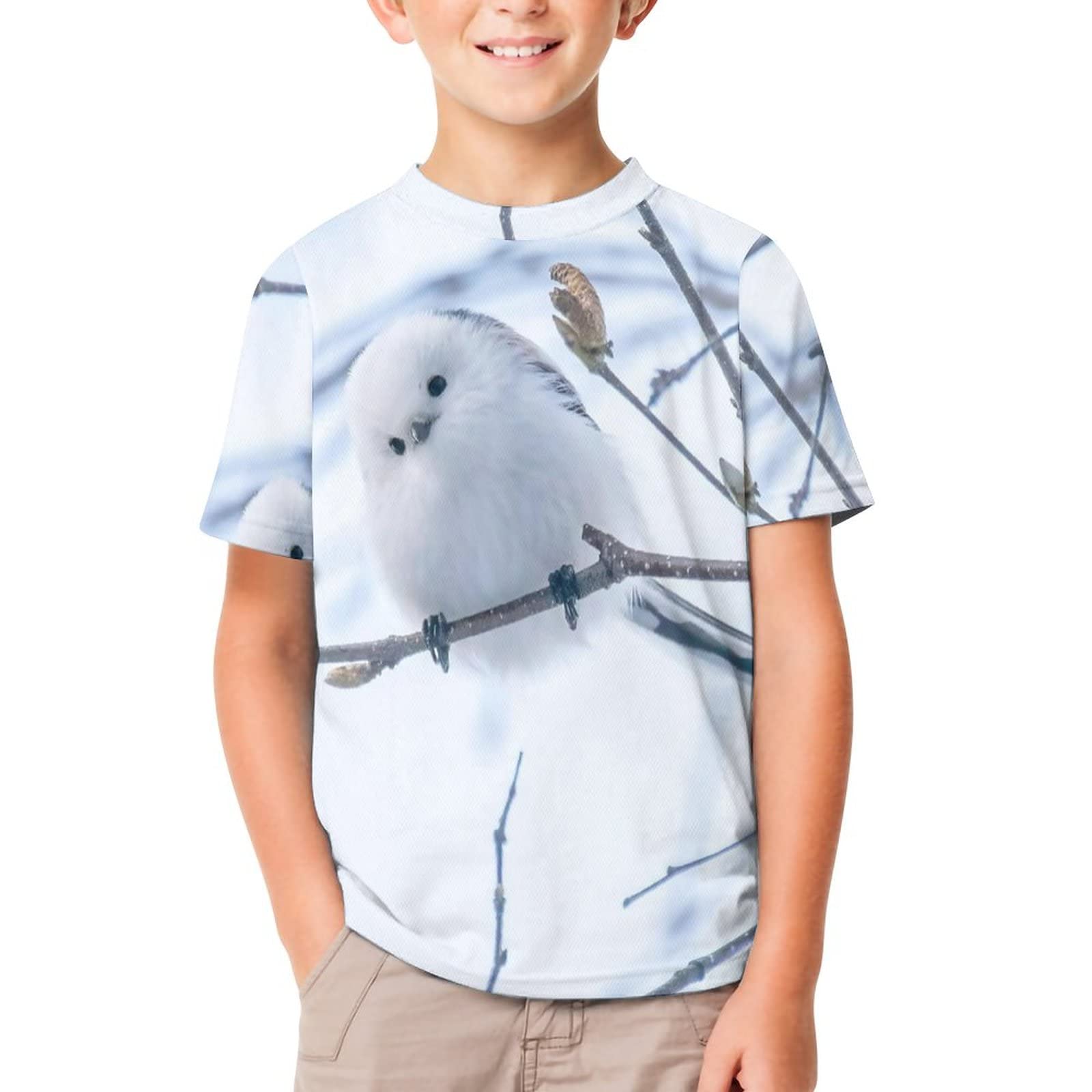 Amazon.co.jp: キッズ Tシャツ シマエナガ 鳥柄 半袖 子供服