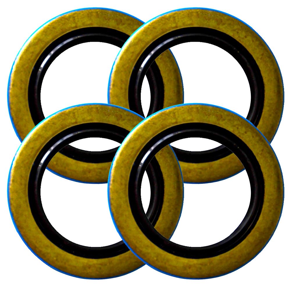 4 PCS Trailer Hub Wheel Grease Seal 10-36 22333TB 2.25'' X 3.37'' for 5200-7000lbs #42 Spindle E-Z Lube Axles