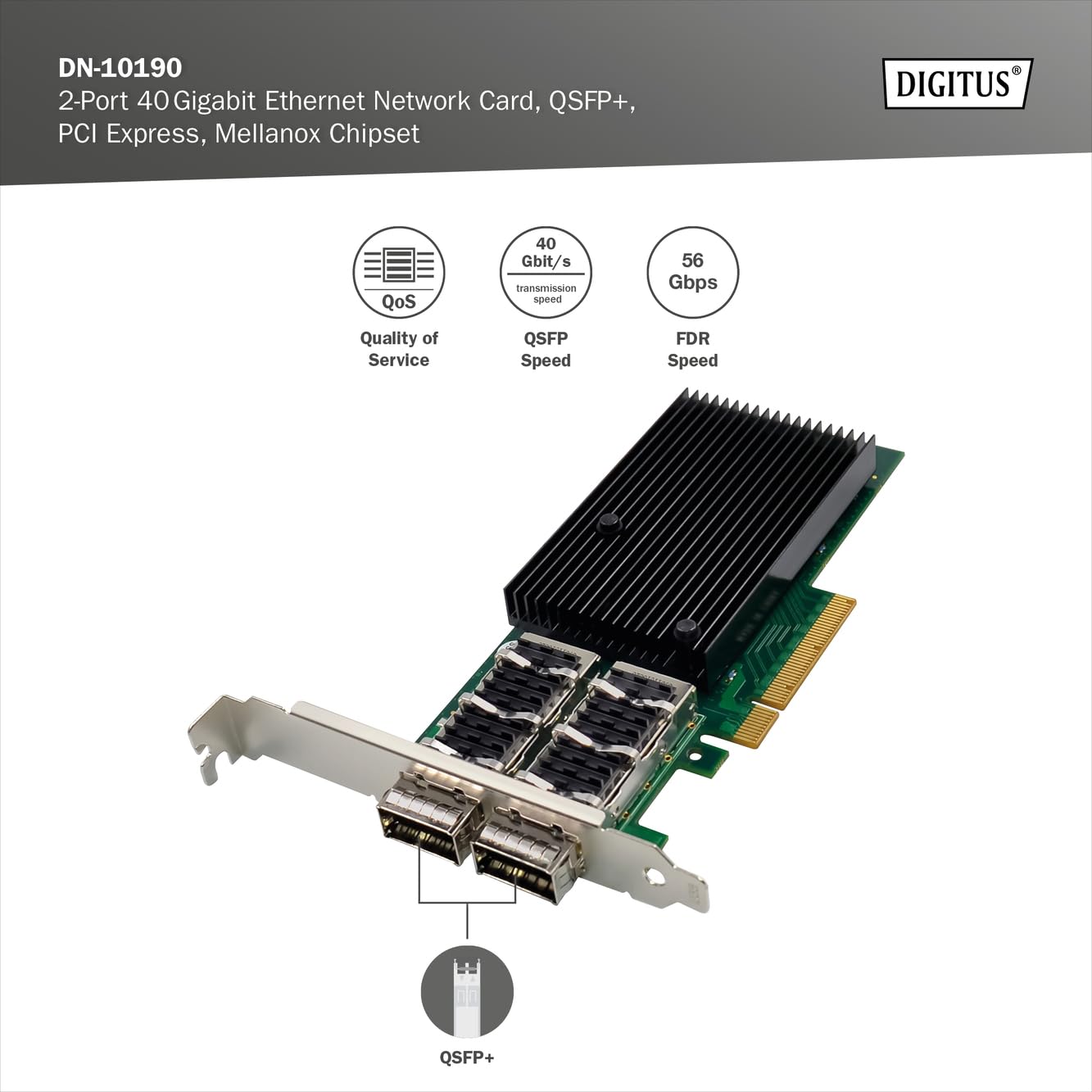 MCX314A-BCCT CX314A 40Gb Ethernet PCIe per Mellanox ConnectX-3 Pro 40Gb Ethernet 40GbE QSFP + Scheda di rete Testata di alta qualà 7 MCX314A-BCCT CX314A 40Gb Ethernet PCIe per Mellanox ConnectX-3 Pro 40Gb Ethernet 40GbE QSFP + Scheda di rete Testata di alta qualà 7