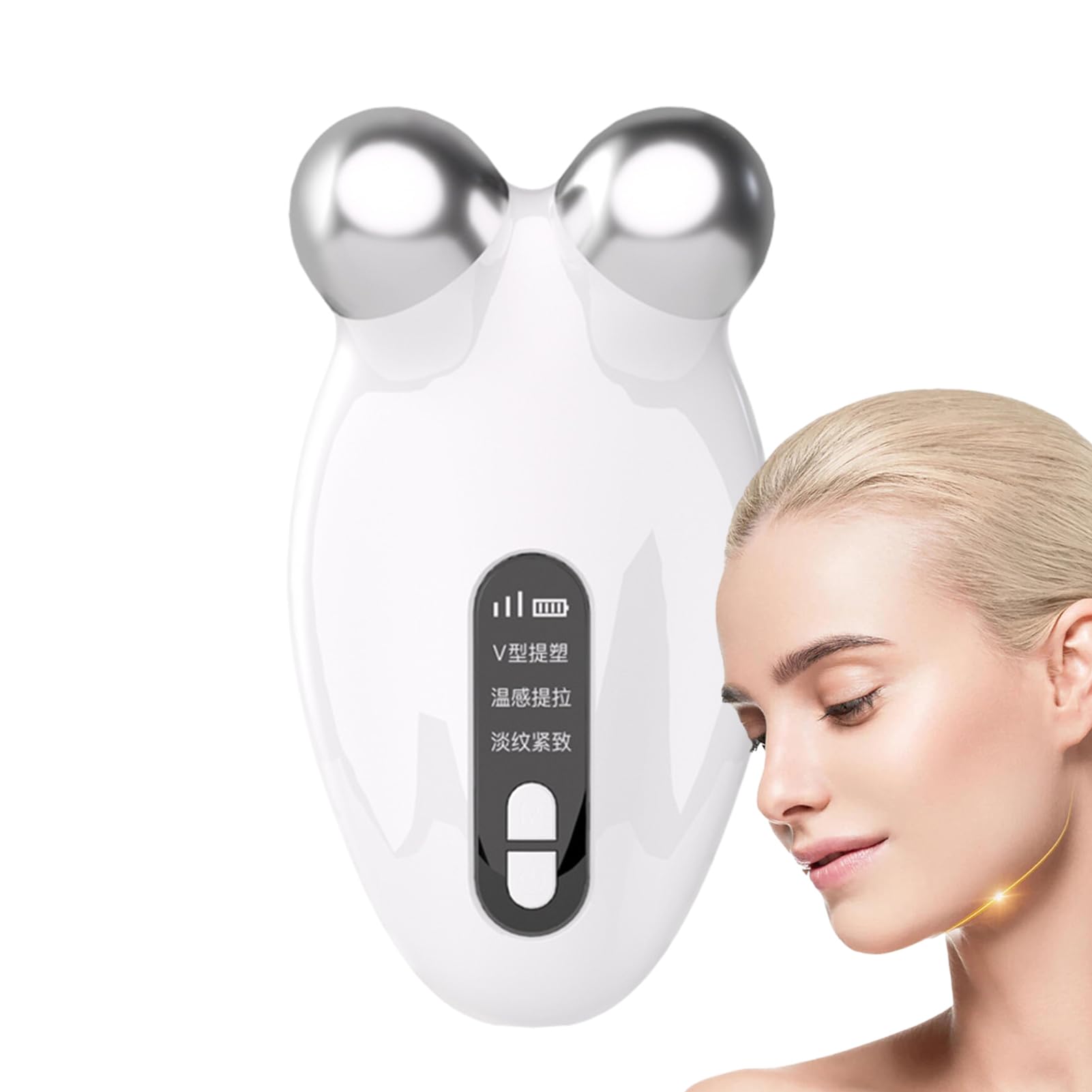 Dispositivo viso microcurrent | Dispositivo di sollevamento del viso – Dispositivo per rassodare e rassodare la pelle, strumenti di bellezza per sollevare e rassodare la pelle cascante per donne Maxal