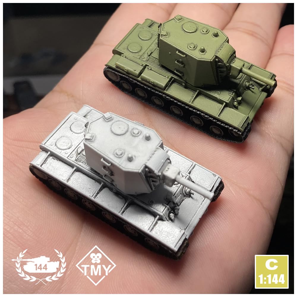Amazon | 【1/144 TANK】【白】【C】ソ連 KV-2 MT-1 重戦車 プラモデル