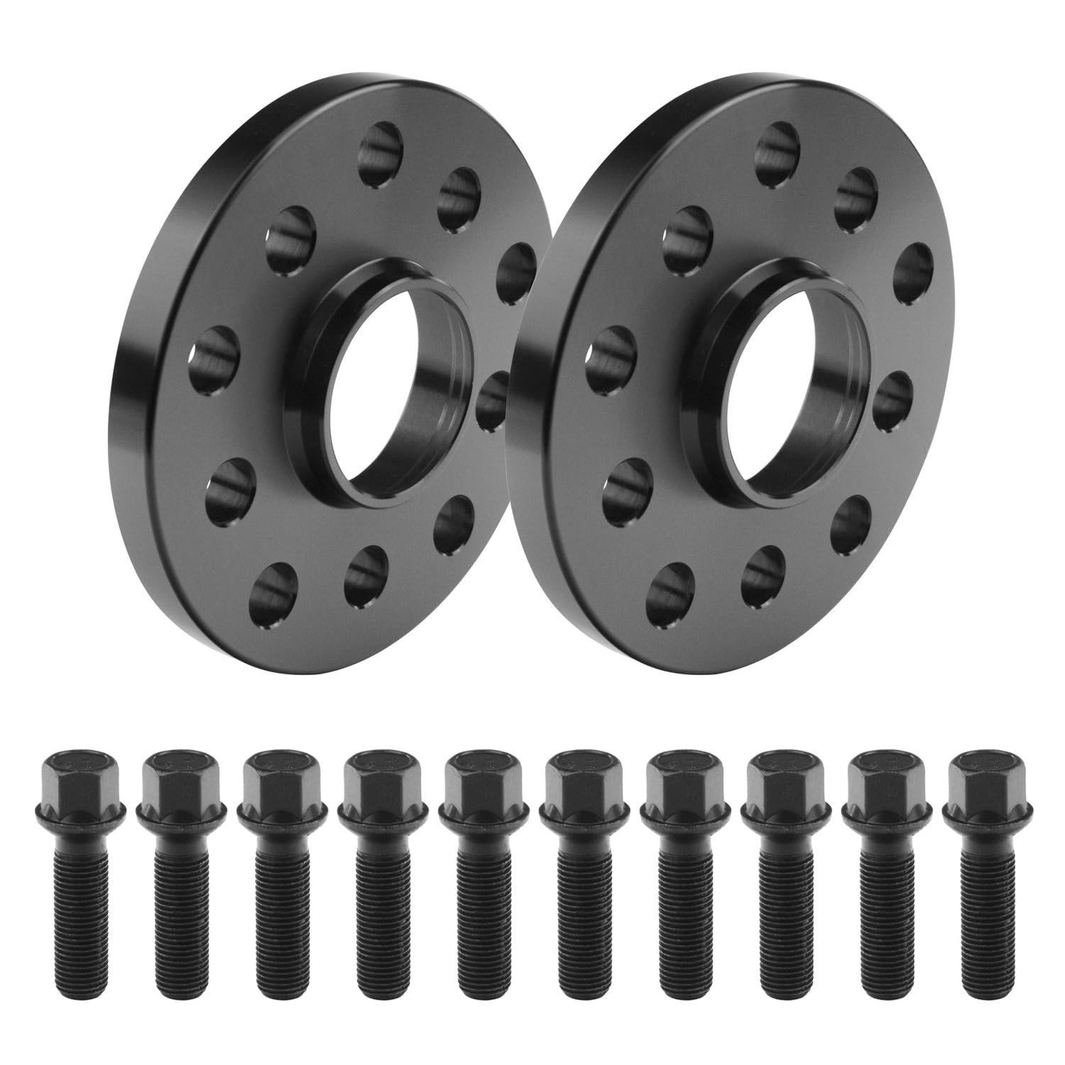 SCC Spurverbreiterungen Spurplatten 2x10mm 5x112-5x- 12433W-ABE-1 kompatibel mit Audi A4 A5 A6 A7
